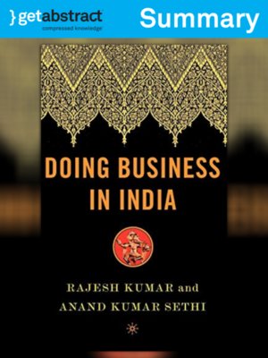 cover image of Doing Business in India (Summary)